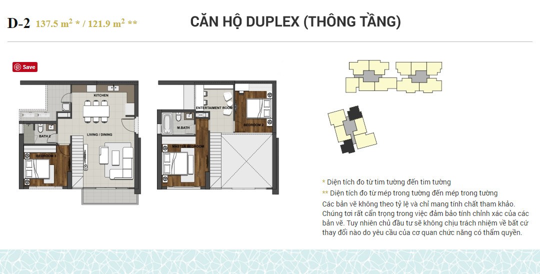 Mặt bằng thiết kế căn hộ The View Riviera Point