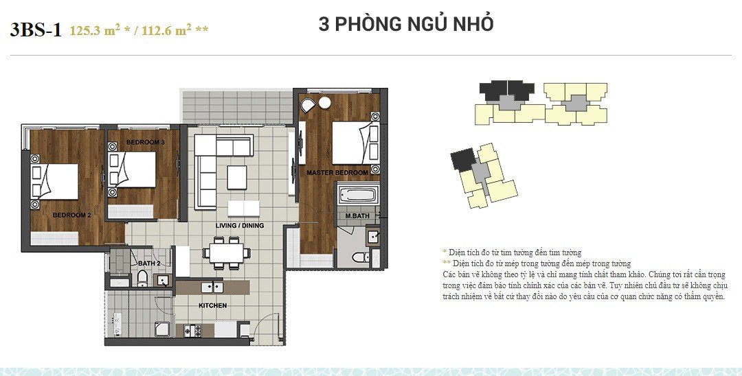 Mặt bằng thiết kế căn hộ The View Riviera Point