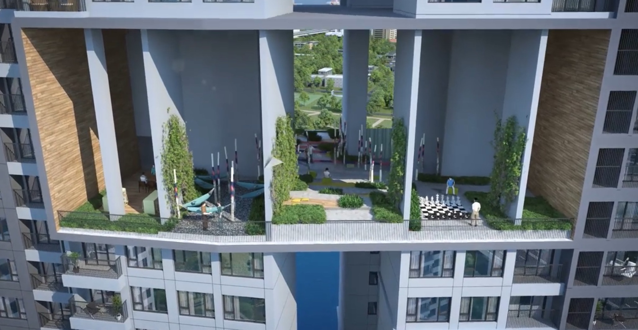 Vườn treo The Infiniti Riviera Point