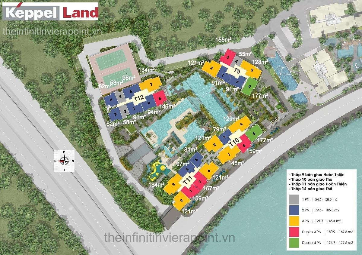 Mặt bằng The Infiniti Riviera Point